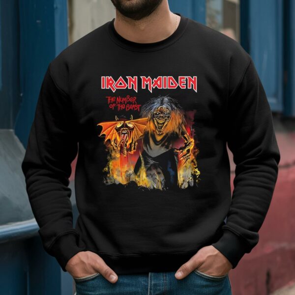Iron Maiden Number Of The Beast T Shirt 3 Sweatshirts