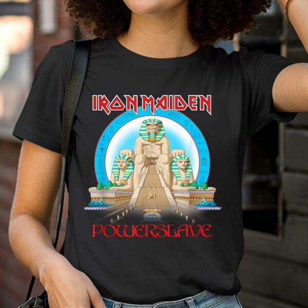 Iron Maiden Powerslave Egypt Heather Shirt 2 T Shirt