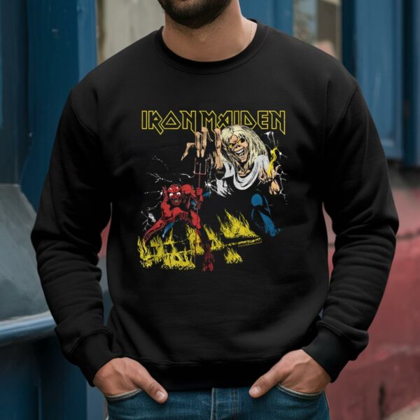 Iron Maiden Shirt Number Of The Beast 3 Sweatshirts
