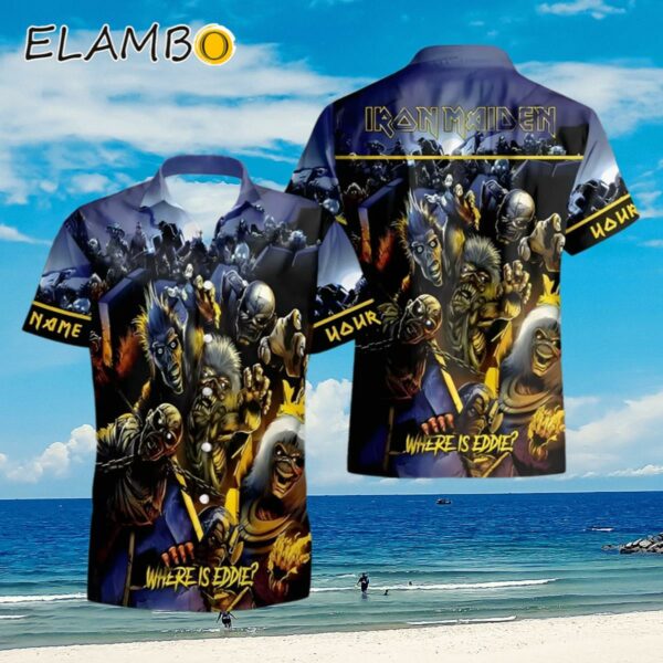 Iron Maiden Where Is Eddie Hawaiian Shirt Aloha Shirt Aloha Shirt