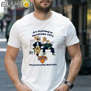 It's Starting To Smell Like 1973 New York Knicks Championship Ball 2024 Shirt 1 Shirt 27