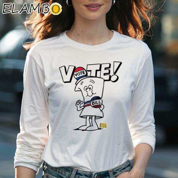 Jared Demarinis Vote With Bill Shirt Longsleeve Women Long Sleevee