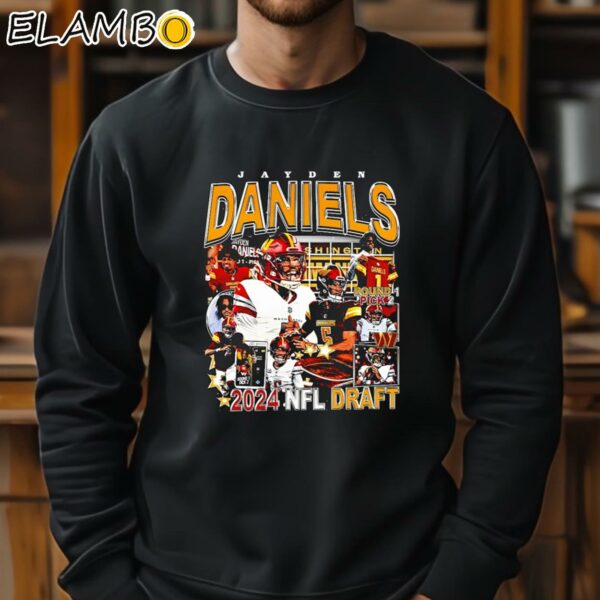 Jayden Daniels Washington Commanders 2024 NFL Draft Shirt Sweatshirt 11