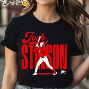 Josh Stinson Player Georgia Ncaa Baseball Collage Poster Shirt Black Shirt Shirt