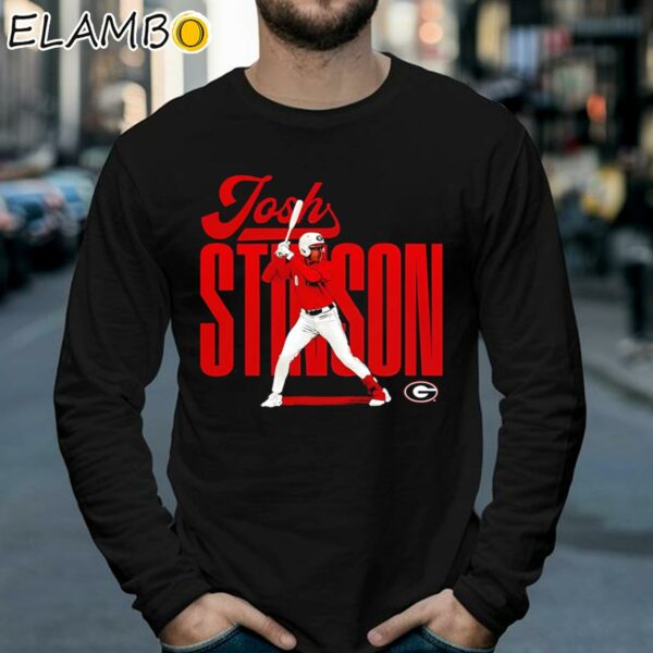 Josh Stinson Player Georgia Ncaa Baseball Collage Poster Shirt Longsleeve 39