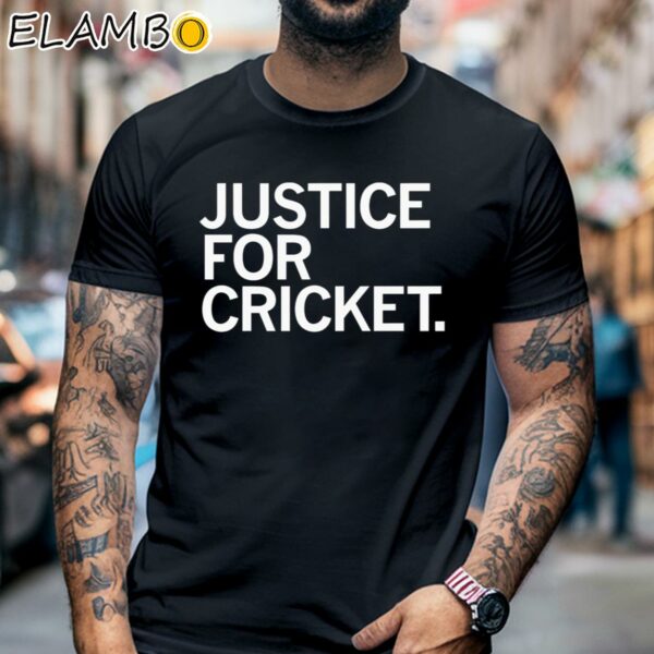 Justice For Cricket shirt Black Shirt 6