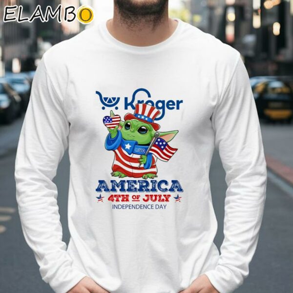 Kroger Baby Yoda America 4th of July Independence Day 2024 shirt Longsleeve 39