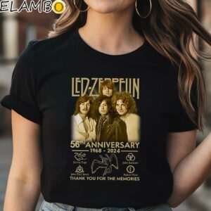 Led Zeppelin 56th Anniversary 1968 2024Thank You For The Memories T Shirt Black Shirt Shirt