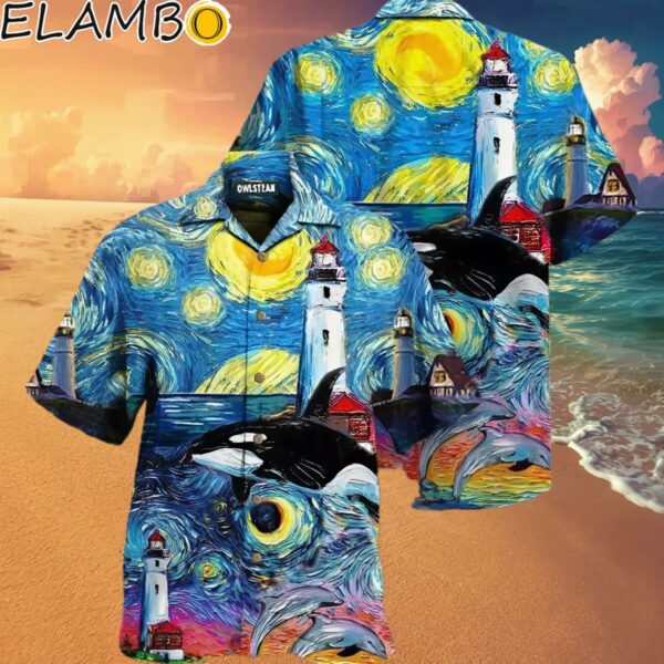Lighthouse Finding Light In A Starry Night Edition Hawaiian Shirt Hawaaian Shirt Hawaaian Shirt