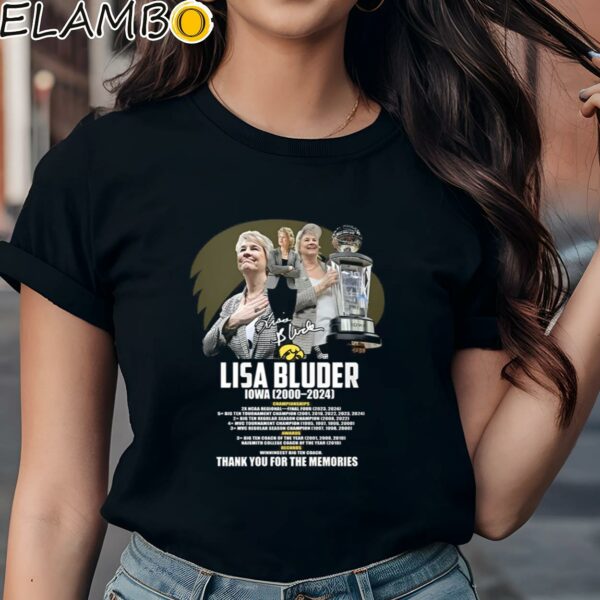 Lisa Bluder Iowa 2000 2024 Thank You For The Memories Shirt Black Shirts Shirt