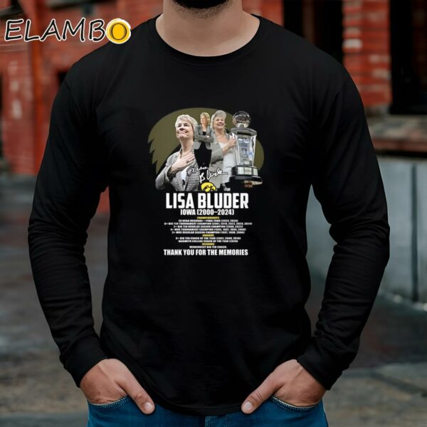 Lisa Bluder Iowa 2000 2024 Thank You For The Memories Shirt Longsleeve Long Sleeve