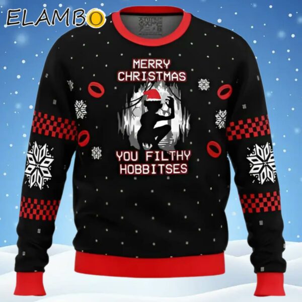 Lord of the Rings Filthy Hobitses Ugly Christmas Sweater Ugly Sweater