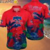 MLB Philadelphia Phillies Hawaiian Shirt Flower Tropical Trees Pattern For Fans Hawaaian Shirt Hawaaian Shirt