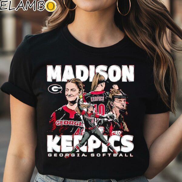 Madison Kerpics Player Georgia NCAA Softball Collage Poster shirt Black Shirt Shirt