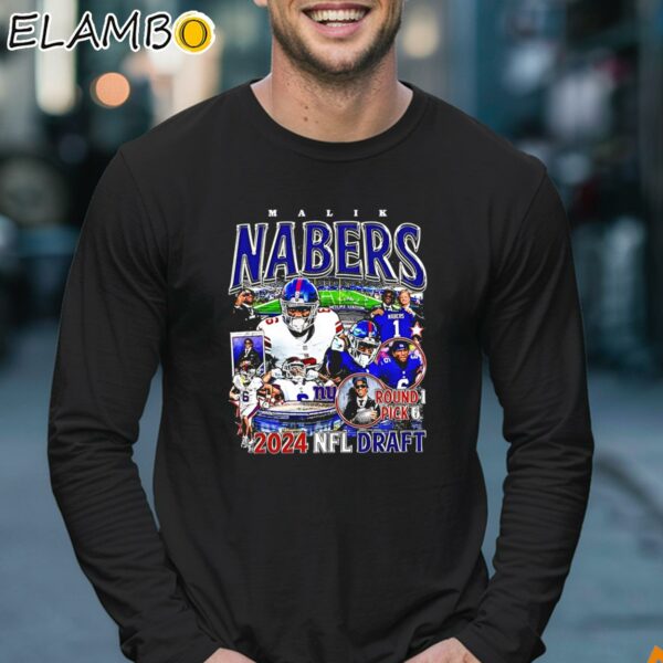 Malik Nabers New York Giants 2024 NFL Draft Shirt Longsleeve 17