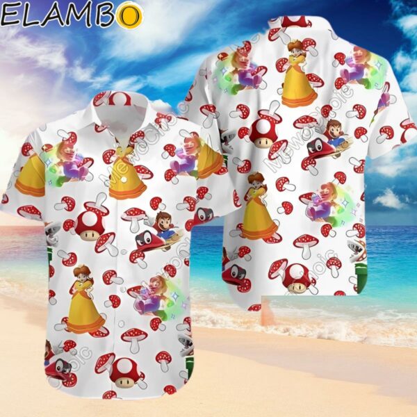Mario Princess Daisy Hawaiian Shirt Super Mario Fans Hawaiian Hawaiian
