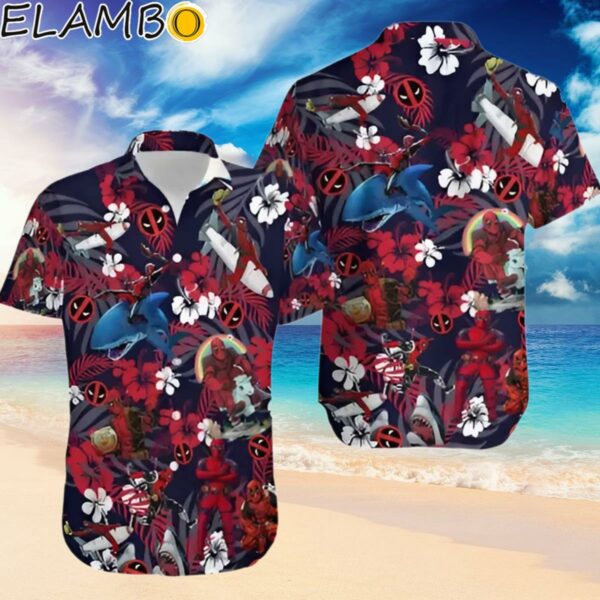 Marvel Deadpool Red Hawaiian Shirt Hawaiian Hawaiian