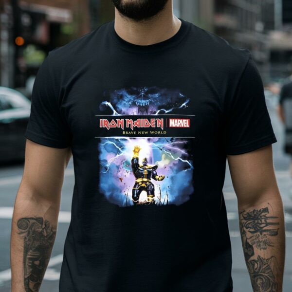 Marvel Iron Maiden Thanos Brave New World Shirt 2 Shirt