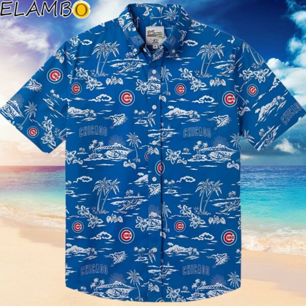 Mens Reyn Spooner Royal Chicago Cubs Kekai Button Down Shirt Hawaiian Hawaiian