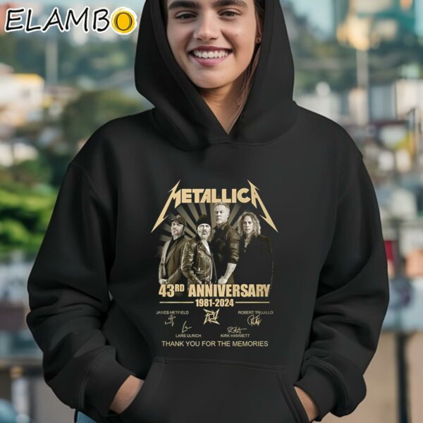 Metallica 43rd Anniversary 1981 2024 Thank You For The Memories T Shirt Hoodie 12