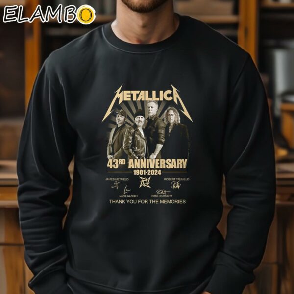 Metallica 43rd Anniversary 1981 2024 Thank You For The Memories T Shirt Sweatshirt 11