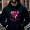 Mickey Mouse Support Breast Cancer Awareness Pink Ribbon Warrior Shirt Hoodie Hoodie