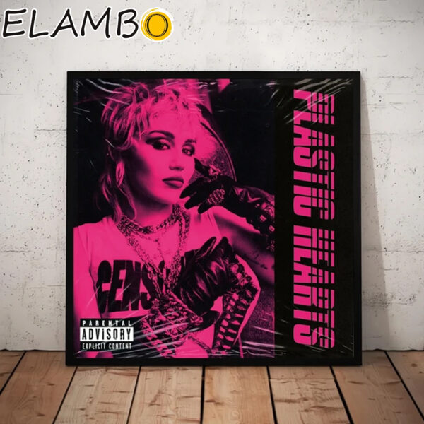 Miley Cyrus Plastic Hearts Album Cover Poster