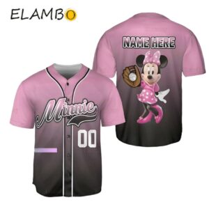 Minnie Mouse Baseball Jersey Shirt Personalized Gifts Printed Thumb