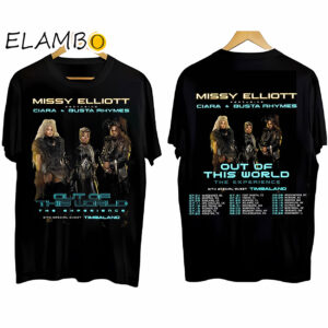 Missy Elliott Out of This World 2024 Tour Shirt Missy Elliott Fan Shirt Out of This World 2024 Concert