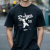 Mookie Betts Los Angeles Dodgers Player Swing Signature Shirt Black Shirts 18