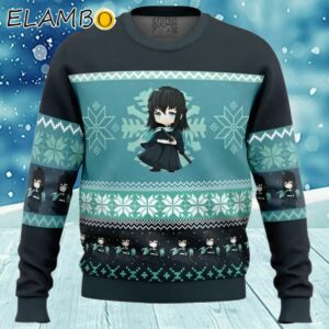 Muichiro Tokito Ugly Christmas Sweater Demon Slayer Sweater Ugly