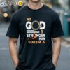 My God Is Stronger Than Leukemia Cancer Shirt Black Shirts 18