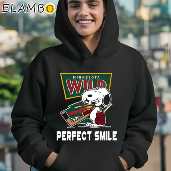 NHL Minnesota Wild Snoopy Perfect Smile The Peanuts Movie Hockey Shirt Hoodie 12