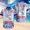 NHL New York Rangers Flowers Breathable Hawaiian Button Shirt Hawaiian Hawaiian