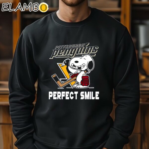 NHL Pittsburgh Penguins Snoopy Perfect Smile The Peanuts Movie Hockey Shirt Sweatshirt 11