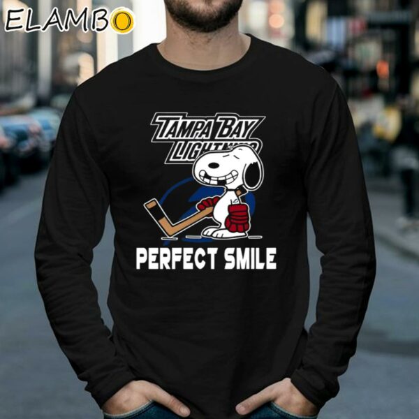 NHL Tampa Bay Lightning Snoopy Perfect Smile The Peanuts Movie Hockey Shirt Longsleeve 39