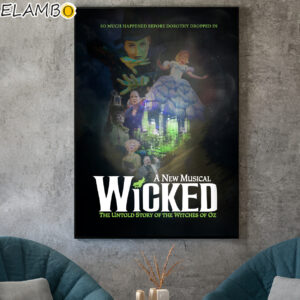 New Musical Wicked Movie Poster Canvas Home Decor