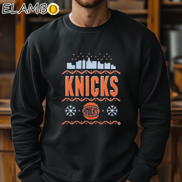 New York Knicks Holiday Ugly Christmas Shirt Sweatshirt 11