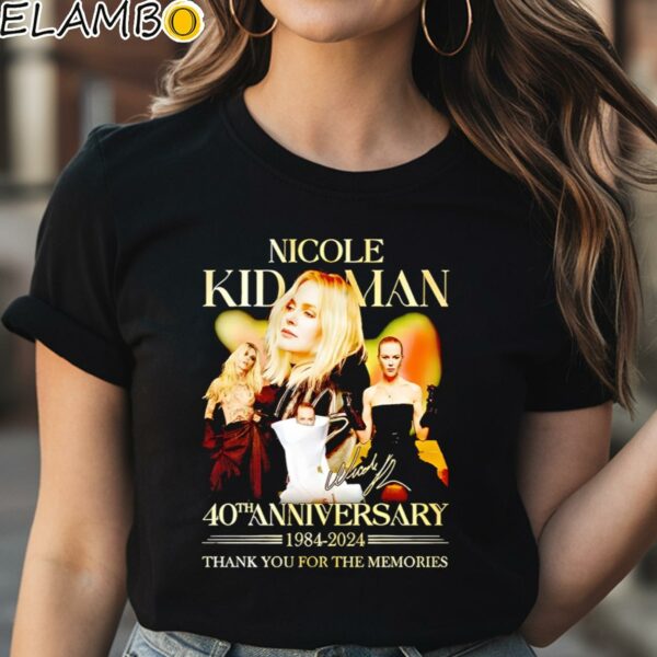Nicole Kidman 40th Anniversary 1984 2024 Signature Thank You For The Memories Shirt Black Shirt Shirt