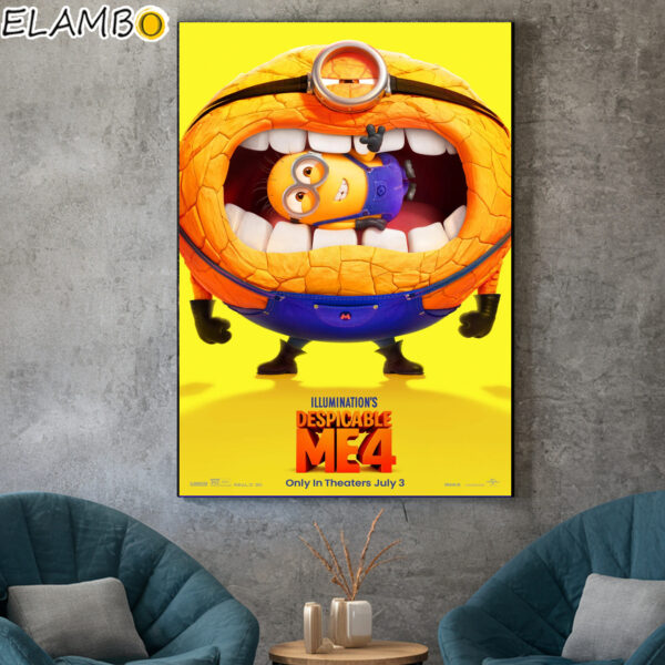 Official Despicable Me 4 Movie Poster