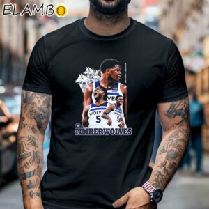Official Minnesota Timberwolves Anthony Edwards Basketball Stars The Wolf shirt Black Shirt 6