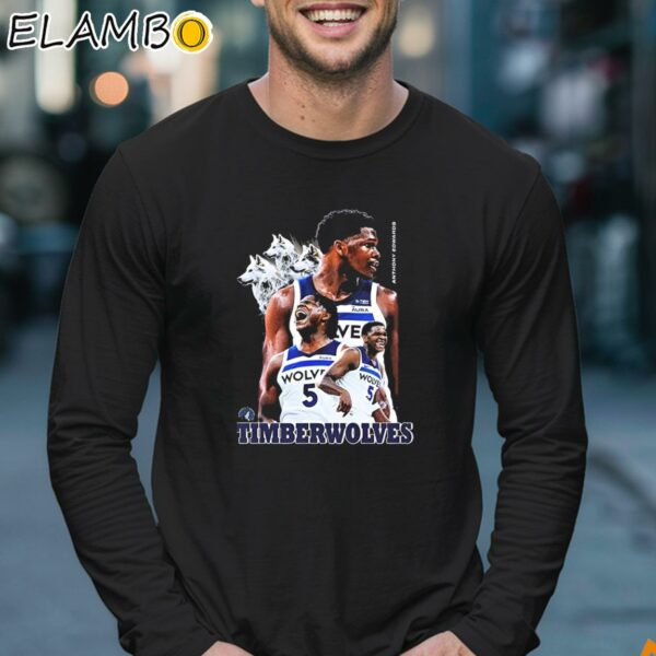 Official Minnesota Timberwolves Anthony Edwards Basketball Stars The Wolf shirt Longsleeve 17