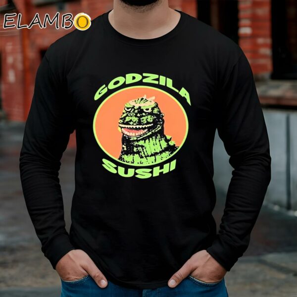 Official The Godzilla Sushi Bar Shirt Longsleeve Long Sleeve