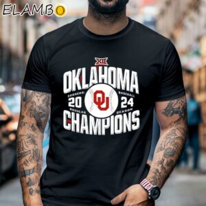 Oklahoma Sooners Baseball Regular Season Champions 2024 Shirt Black Shirt 6