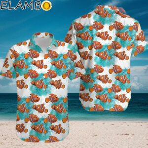 Orange Clown Fish Print Disney Hawaiian Shirt Aloha Shirt Aloha Shirt