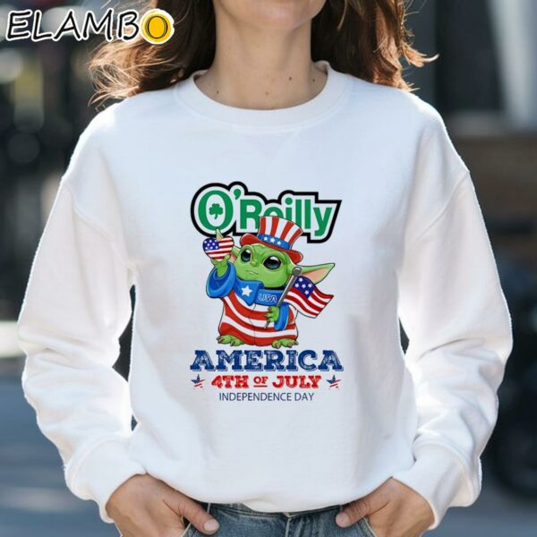 Oreilly Baby Yoda America 4th of July Independence Day 2024 Shirt Sweatshirt 31