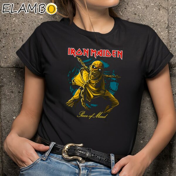 POM Gold Eddie Iron Maiden Piece Of Mind Shirt Black Shirts 9