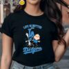 Peanuts Snoopy And Charlie Brown Life Is Better With Los Angeles Dodgers Shirt Black Shirts Shirt