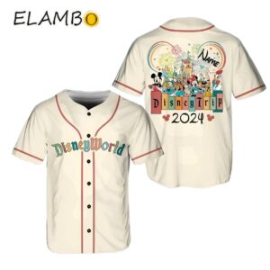 Personalize Mouse and Friends Baseball Jersey Team Printed Thumb