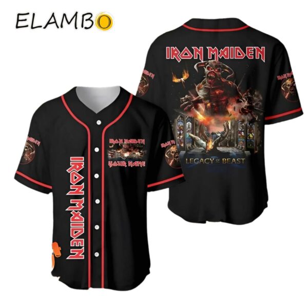 Personalized Iron Maiden Legacy Of The Beast Baseball Jersey Shirt Printed Thumb